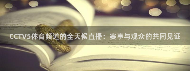 河豚体育赛事直播：CCTV5体育频道的全天候直播：赛事与观众的共同见证