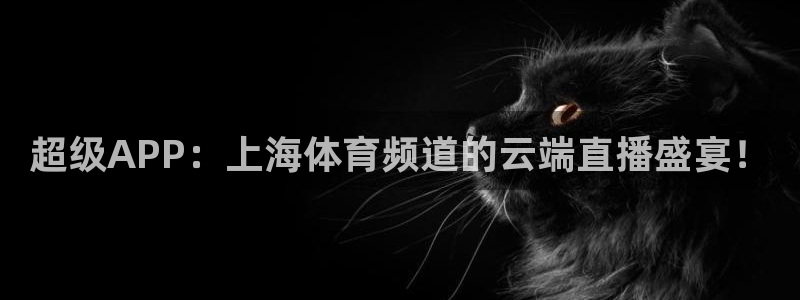 河豚体育直播免费：超级APP：上海体育频道的云端直播盛宴！